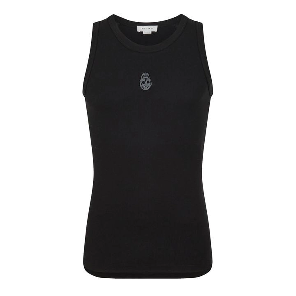 Alexander McQueen Logo Tank Top - Black